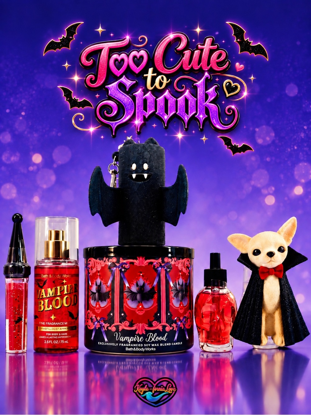 BBW Vampire Blood Too Cute to Spook Halloween 5pc Collector Set